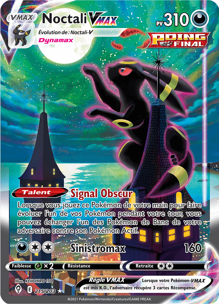 carte de noctali alternatif vmax