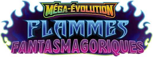 logo cartes pokémon flammes fantasmagoriques
