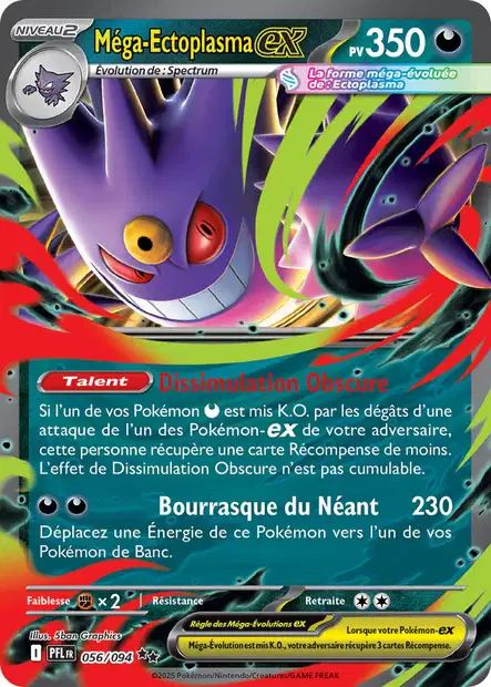 carte pokemon mega ectoplasma ex